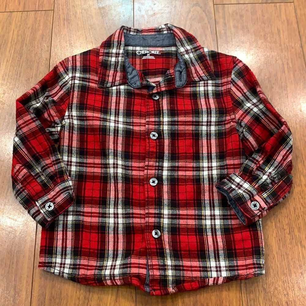 Cherokee Plaid Flannel 2T  